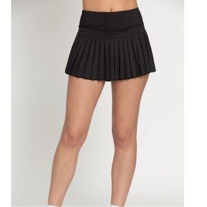 Black gold hinge skirt